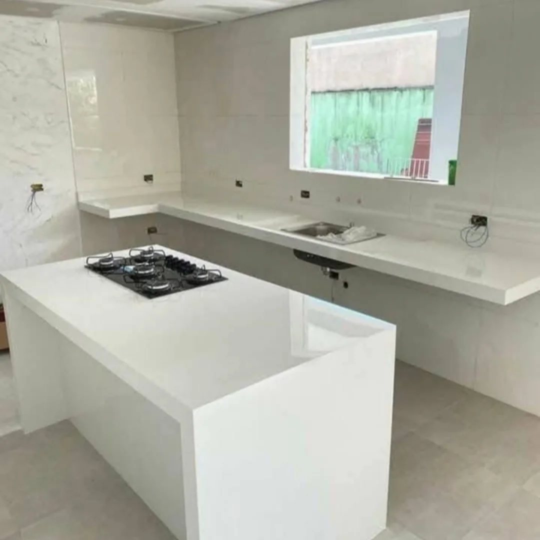 Cozinha em Nanoglass Branco
